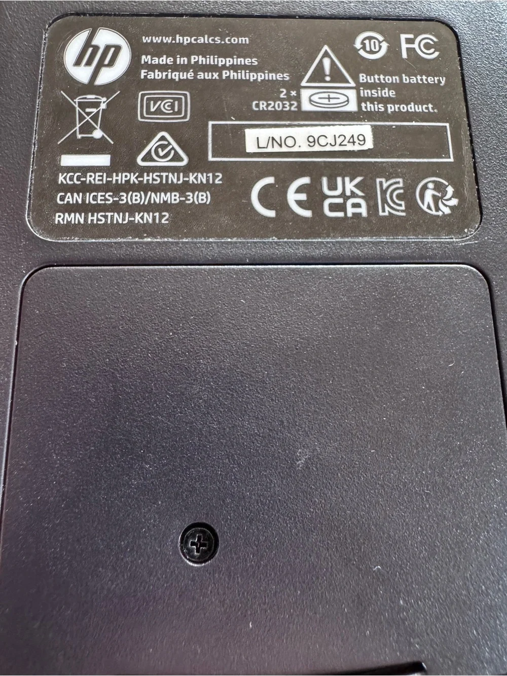 HP financial calculator